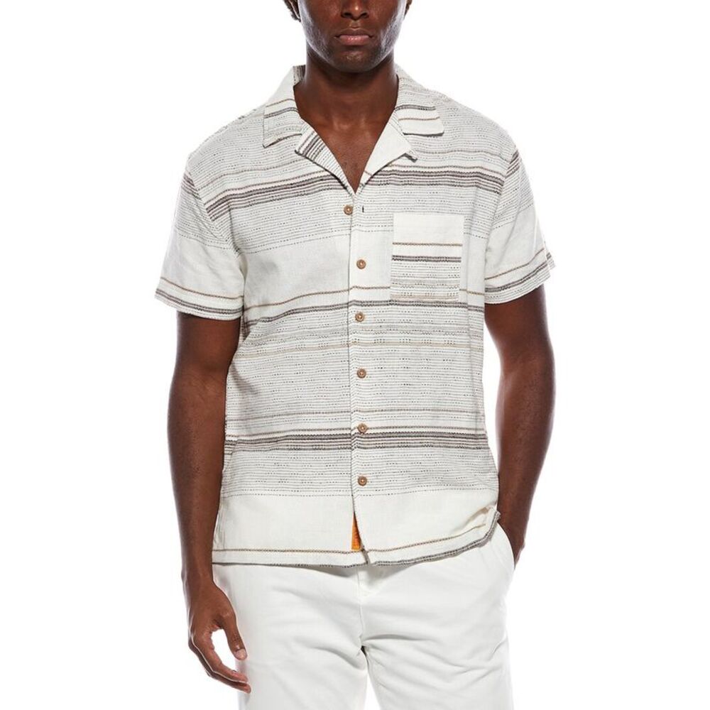 Sovereign Code Mens Tour Textured Shirt, Brown